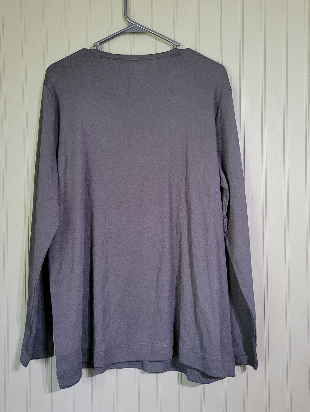 NWT Duluth Trading Co Longtail T Long Sleeve Shirt Crewneck Black Women's 2XL - Picture 2 of 9